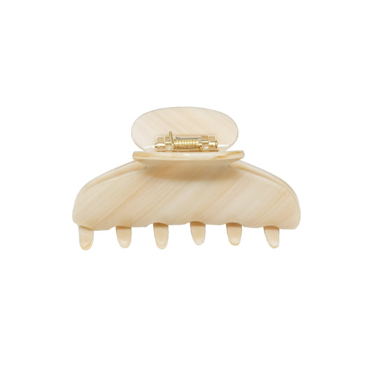 Cream gradient large clip