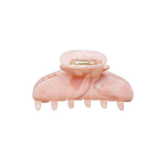 Pink embossed large clip