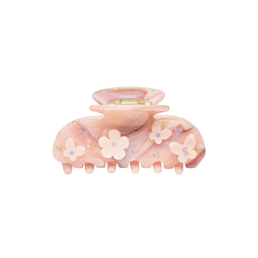 Pink carved large clip